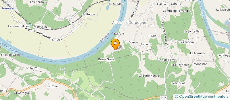 localisation de l'entreprise MONSIEUR PHILIPPE BREINLEN  LE BUISSON-DE-CADOUIN