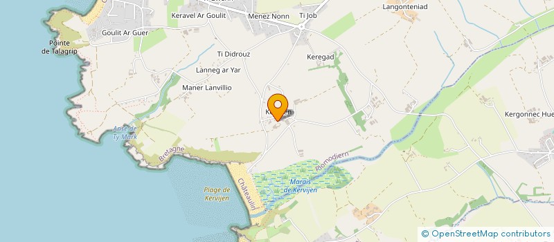 localisation de l'entreprise MONSIEUR PHILIPPE BRELIVET à PLOMODIERN