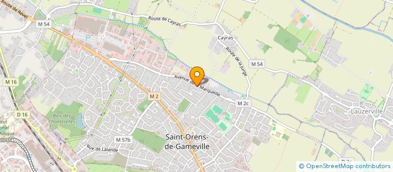 localisation de l'entreprise MONSIEUR PHILIPPE BRENAC à SAINT-ORENS-DE-GAMEVILLE