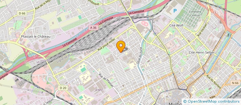 localisation de l'entreprise MONSIEUR PHILIPPE BRENGARD  MULHOUSE