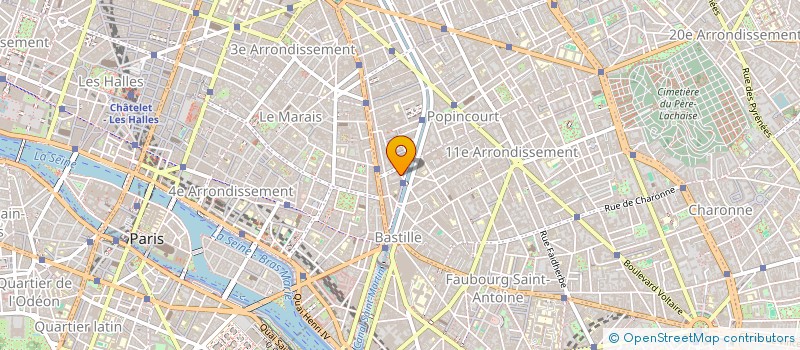 localisation de l'entreprise MONSIEUR PHILIPPE BRENOT  PARIS