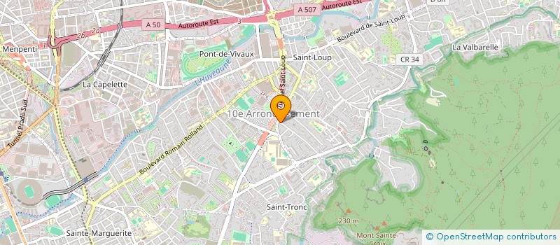 localisation de l'entreprise MONSIEUR PHILIPPE BRESSON  MARSEILLE