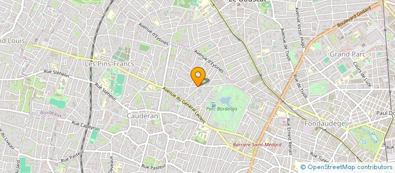 localisation de l'entreprise MONSIEUR PHILIPPE BRET  BORDEAUX