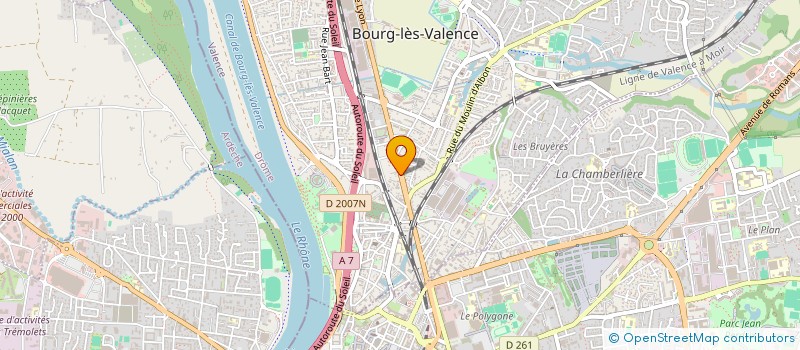 localisation de l'entreprise MONSIEUR PHILIPPE BRET  BOURG-LES-VALENCE