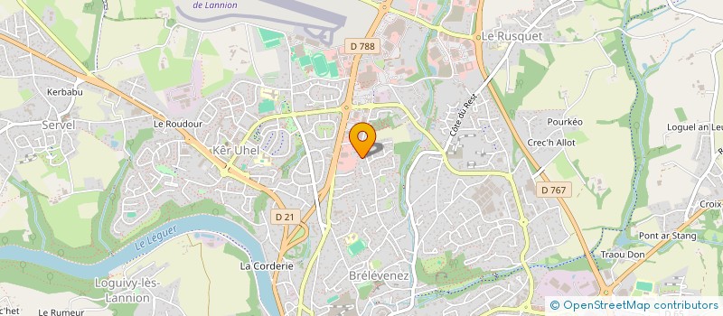 localisation de l'entreprise MONSIEUR PHILIPPE BRETAGNE à LANNION