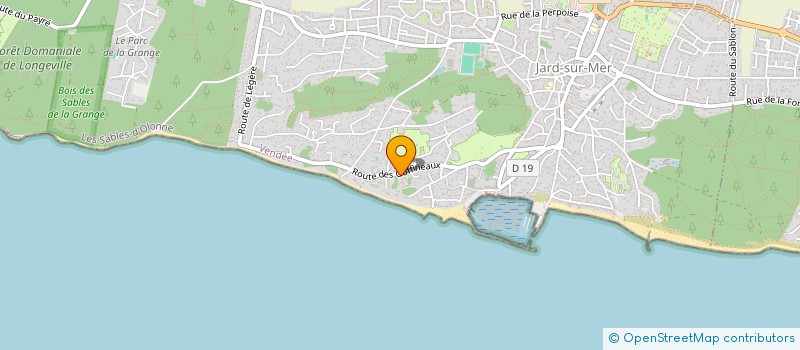 localisation de l'entreprise MONSIEUR PHILIPPE BRETHOME  JARD-SUR-MER