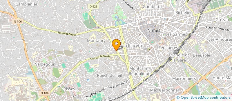 localisation de l'entreprise MONSIEUR PHILIPPE BRETTES à NIMES