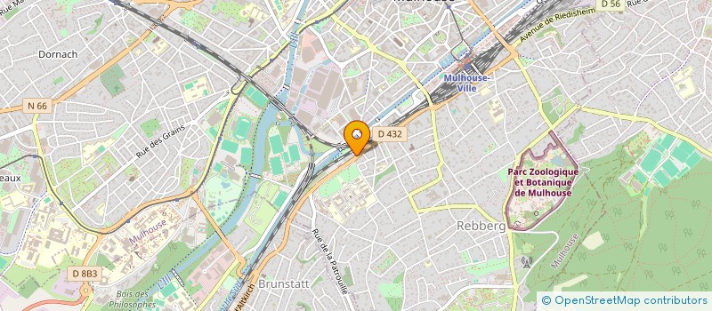 localisation de l'entreprise MONSIEUR PHILIPPE BREUZARD  MULHOUSE