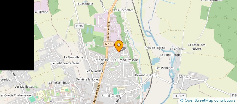 localisation de l'entreprise MONSIEUR PHILIPPE BREUZARD  SAINT-OUEN