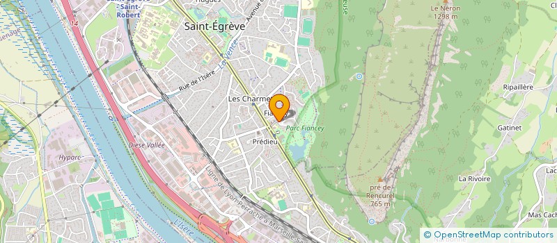 localisation de l'entreprise MONSIEUR PHILIPPE BRIANCON  SAINT-EGREVE