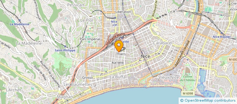 localisation de l'entreprise MONSIEUR PHILIPPE BRIAND à NICE