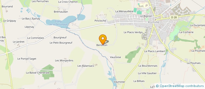 localisation de l'entreprise MONSIEUR PHILIPPE BRIAND à ROMILLE
