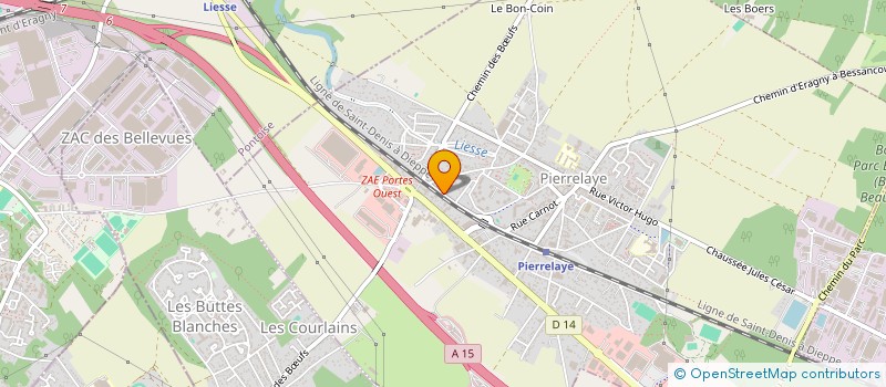 localisation de l'entreprise MONSIEUR PHILIPPE BRIARD à PIERRELAYE