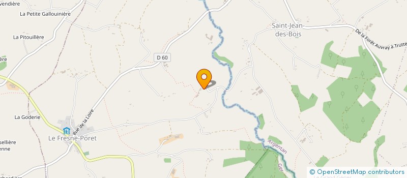 localisation de l'entreprise MONSIEUR PHILIPPE BRIENS à LE FRESNE-PORET
