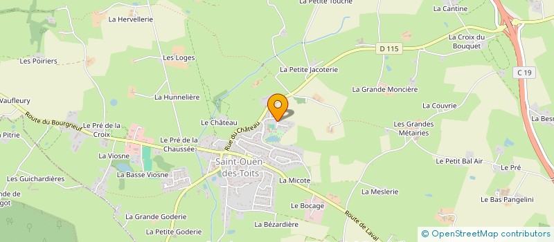 localisation de l'entreprise MONSIEUR PHILIPPE BRIER  LA BRULATTE