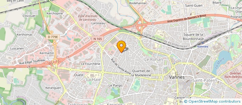localisation de l'entreprise MONSIEUR PHILIPPE BRIERE à VANNES