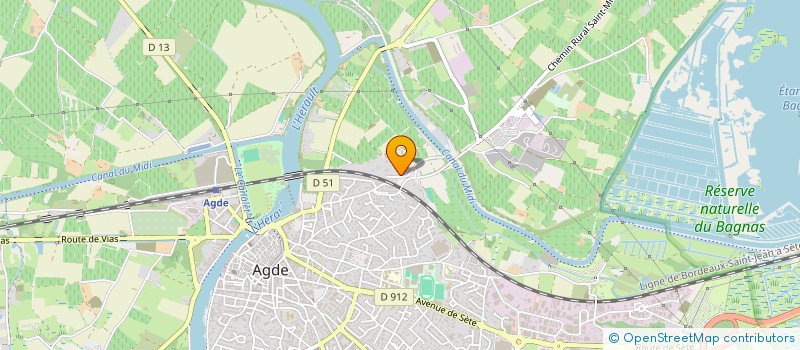 localisation de l'entreprise MONSIEUR PHILIPPE BRIERE à AGDE