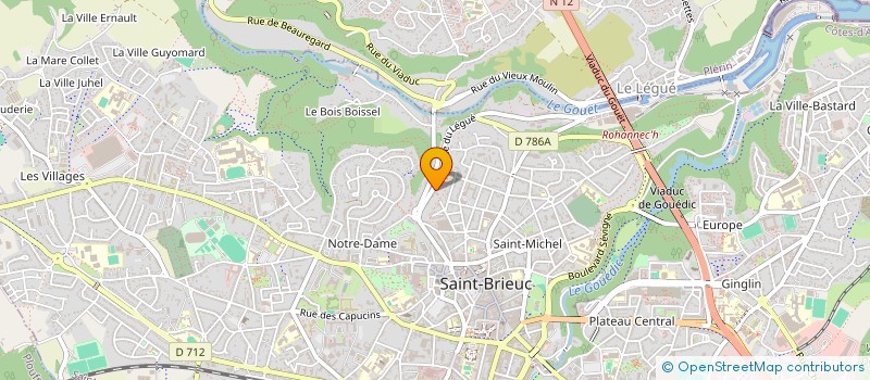 localisation de l'entreprise MONSIEUR PHILIPPE BRIOUZE à SAINT-BRIEUC