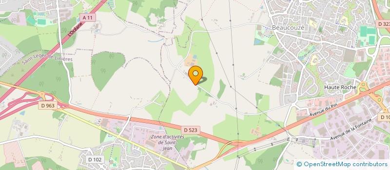 localisation de l'entreprise MONSIEUR PHILIPPE BRISSET  BEAUCOUZE