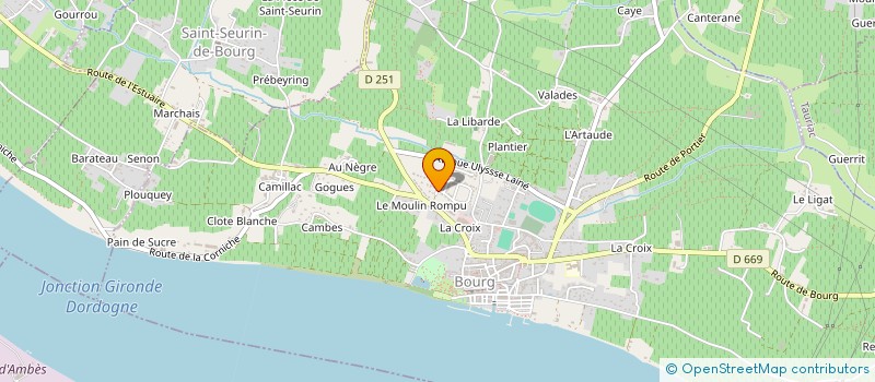 localisation de l'entreprise MONSIEUR PHILIPPE BRISSON VIGO  BOURG