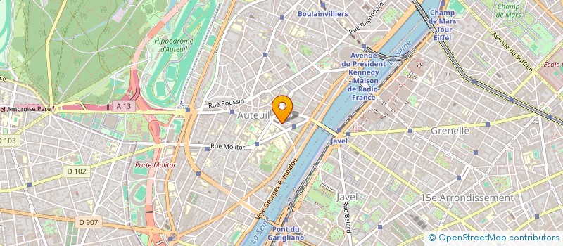 localisation de l'entreprise MONSIEUR PHILIPPE BRIZARD  PARIS