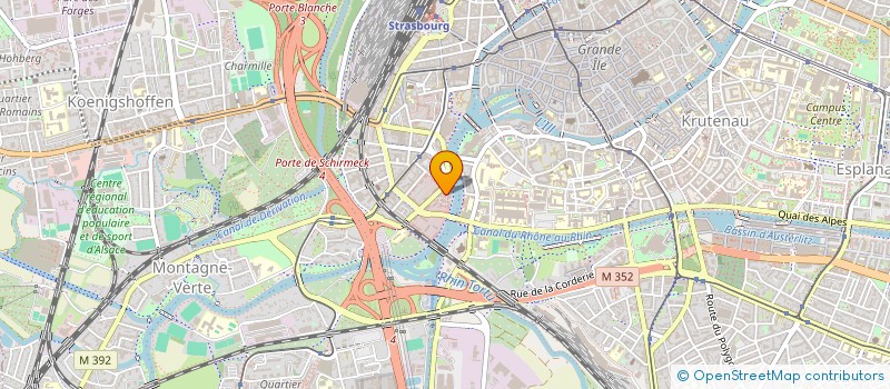 localisation de l'entreprise MONSIEUR PHILIPPE BRODU à STRASBOURG