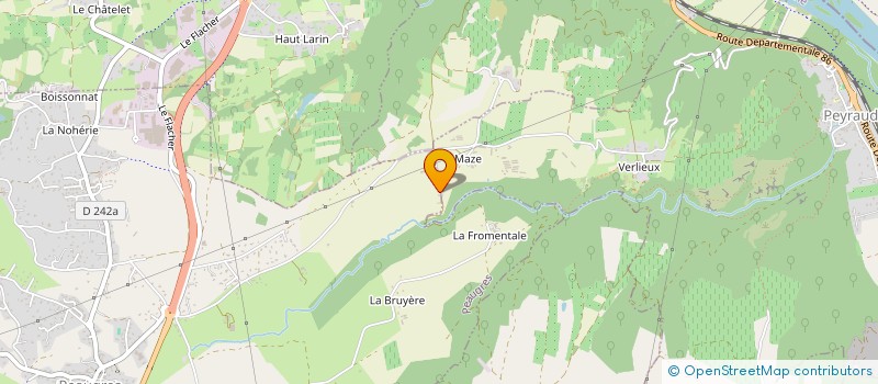 localisation de l'entreprise MONSIEUR PHILIPPE BRONDEL à PEAUGRES