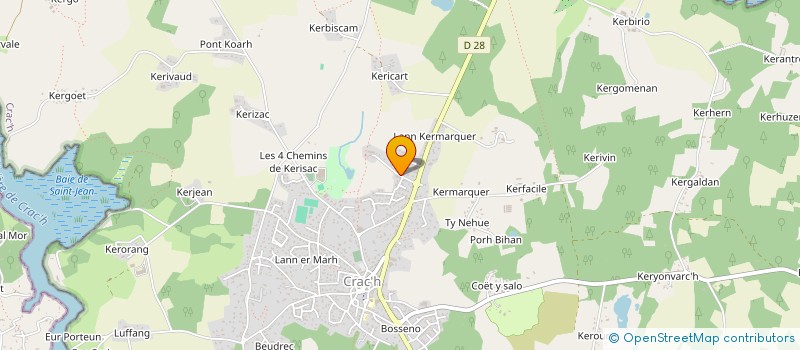 localisation de l'entreprise MONSIEUR PHILIPPE BROQUAIRE  CRACH