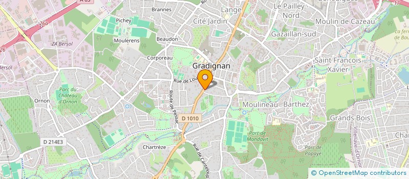 localisation de l'entreprise MONSIEUR PHILIPPE BROS  GRADIGNAN