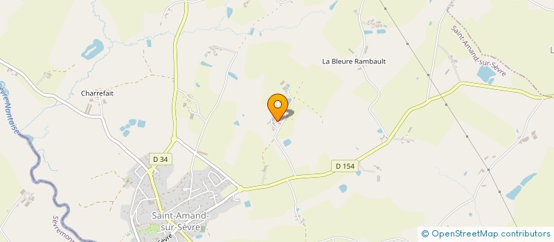 localisation de l'entreprise MONSIEUR PHILIPPE BROSSARD à SAINT-AMAND-SUR-SEVRE