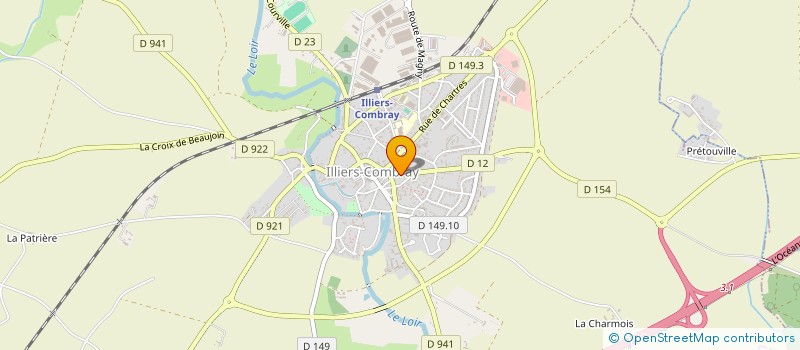 localisation de l'entreprise MONSIEUR PHILIPPE BROSSIER à ILLIERS-COMBRAY