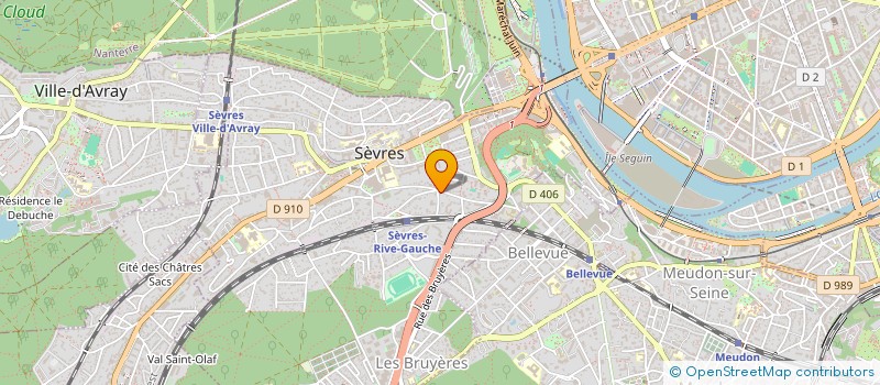 localisation de l'entreprise MONSIEUR PHILIPPE BROUILLET à SEVRES