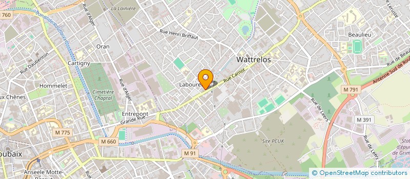 localisation de l'entreprise MONSIEUR PHILIPPE BROUTIN à LILLE