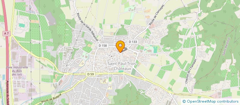 localisation de l'entreprise MONSIEUR PHILIPPE BROZILLE à SAINT-PAUL-TROIS-CHATEAUX