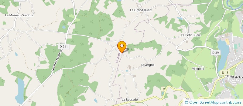 localisation de l'entreprise MONSIEUR PHILIPPE BRUAND à LINARDS
