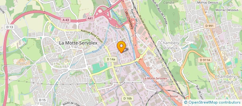 localisation de l'entreprise MONSIEUR PHILIPPE BRUCHON à CHAMBERY