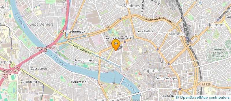 localisation de l'entreprise MONSIEUR PHILIPPE BRUEGGHE à TOULOUSE