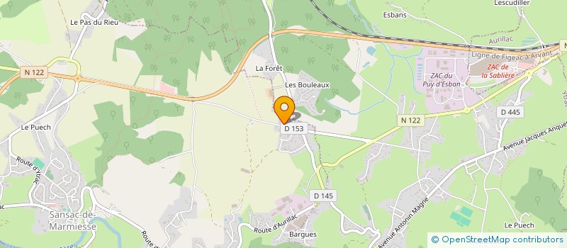 localisation de l'entreprise MONSIEUR PHILIPPE BRUEL à ARPAJON-SUR-CERE