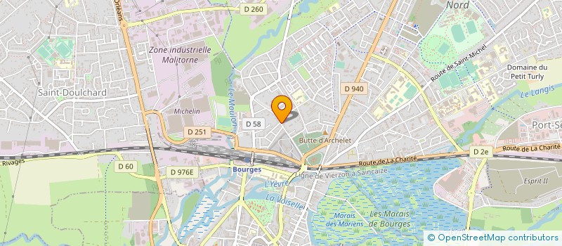 localisation de l'entreprise MONSIEUR PHILIPPE BRUERE  BOURGES