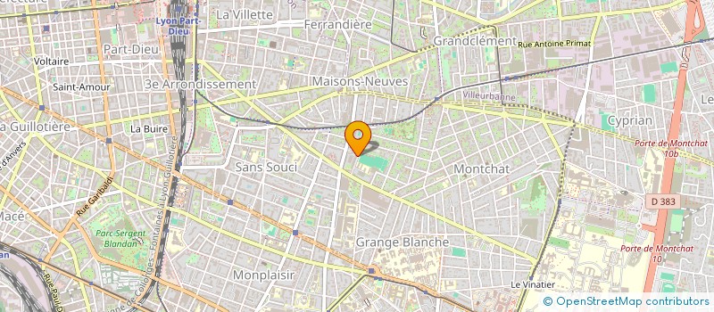 localisation de l'entreprise MONSIEUR PHILIPPE BRUHIERE  LYON