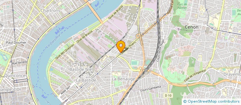 localisation de l'entreprise MONSIEUR PHILIPPE BRUN à BORDEAUX