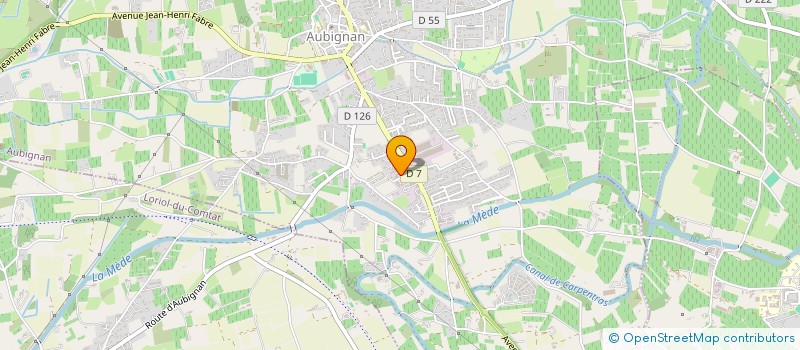 localisation de l'entreprise MONSIEUR PHILIPPE BRUN  AUBIGNAN