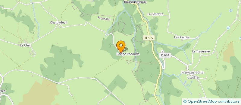 localisation de l'entreprise MONSIEUR PHILIPPE BRUN  LES ESTABLES