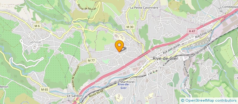 localisation de l'entreprise MONSIEUR PHILIPPE BRUN à RIVE-DE-GIER