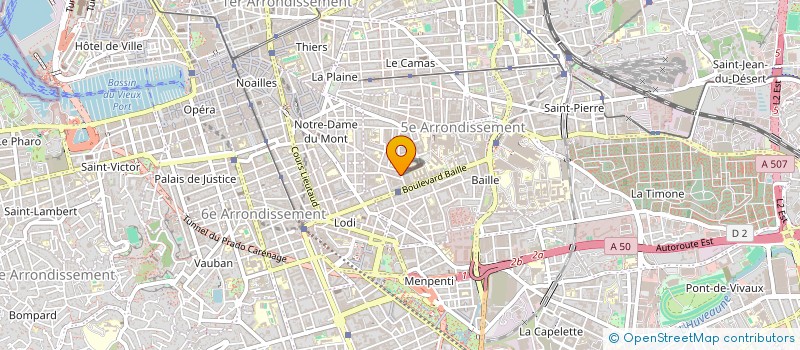 localisation de l'entreprise MONSIEUR PHILIPPE BRUN à MARSEILLE