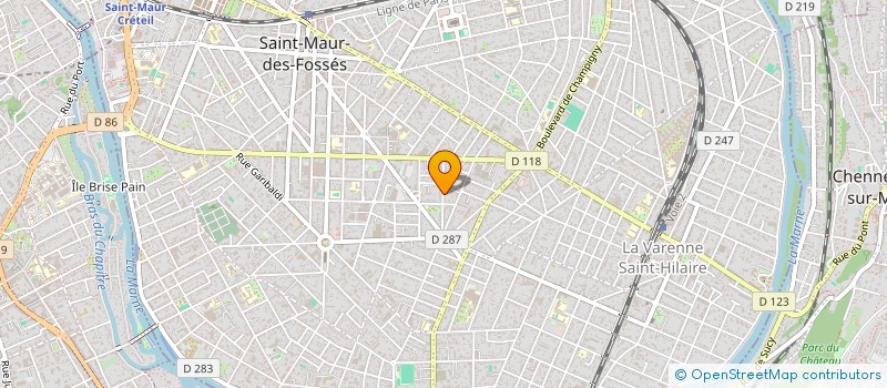 localisation de l'entreprise MONSIEUR PHILIPPE BRUN à SAINT-MAUR-DES-FOSSES