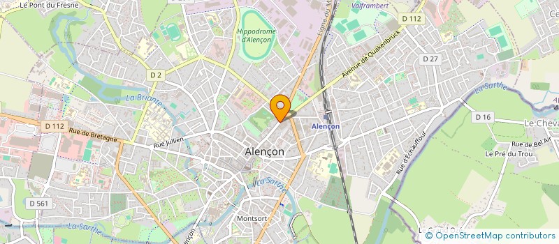 localisation de l'entreprise MONSIEUR PHILIPPE BRUNARD à ALENCON