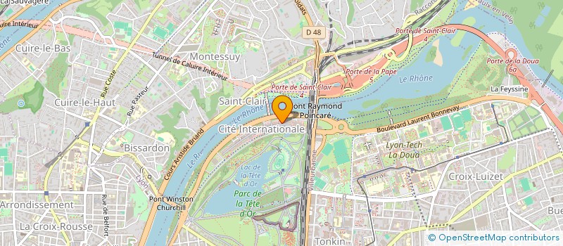 localisation de l'entreprise MONSIEUR PHILIPPE BRUNAUD  LYON