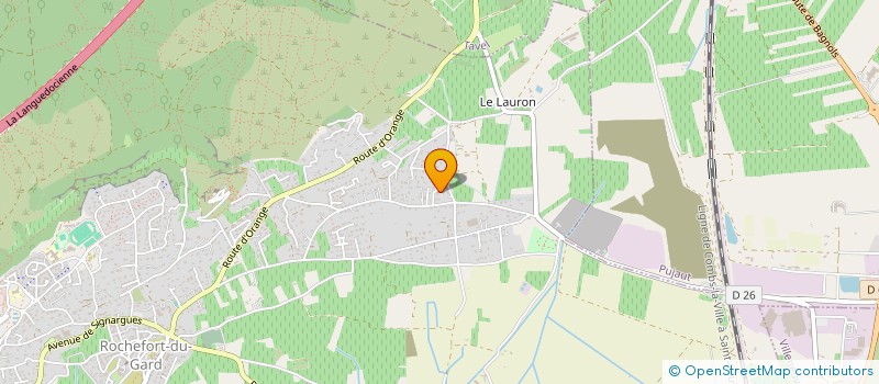 localisation de l'entreprise MONSIEUR PHILIPPE BRUNEAU  ROCHEFORT-DU-GARD