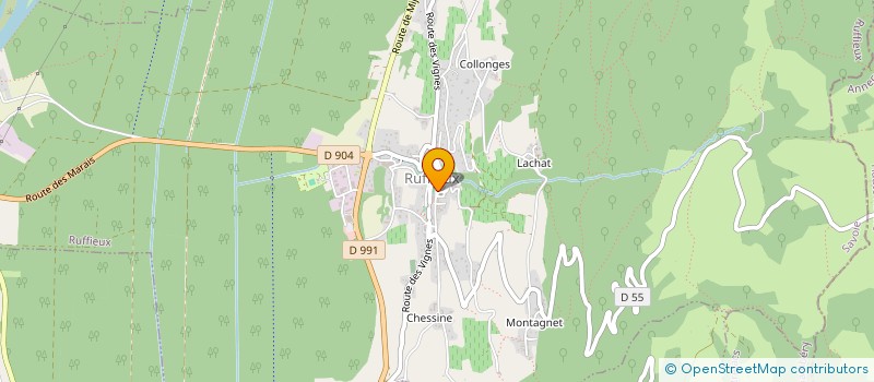 localisation de l'entreprise MONSIEUR PHILIPPE BRUNEAU  RUFFIEUX